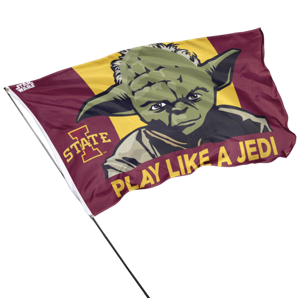 Star Wars® I-State Yoda Play Like a Jedi 2024 Flag (3'x5') (was $49.99)